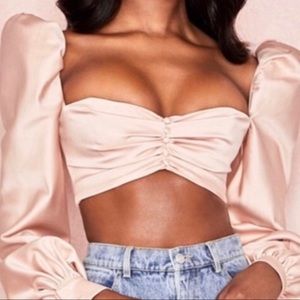 House of CB Pink Crop Top